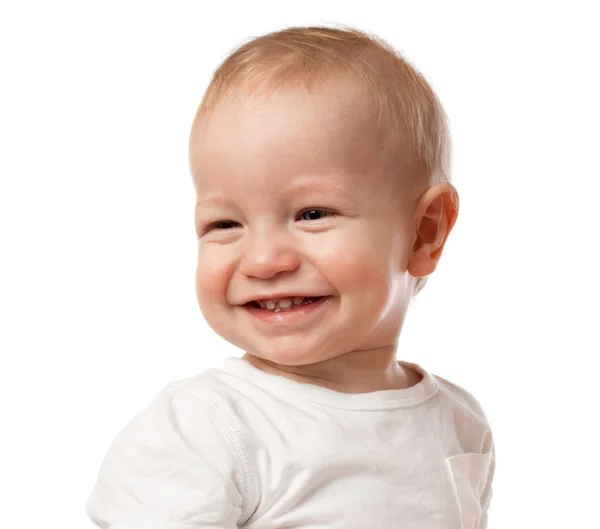 宝宝男孩微笑肖像 — 图库照片