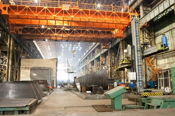 Workshop of machinery plant — Stock Photo, Image