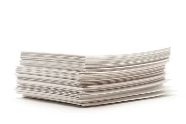 Hromadu papíru karet — Stock fotografie