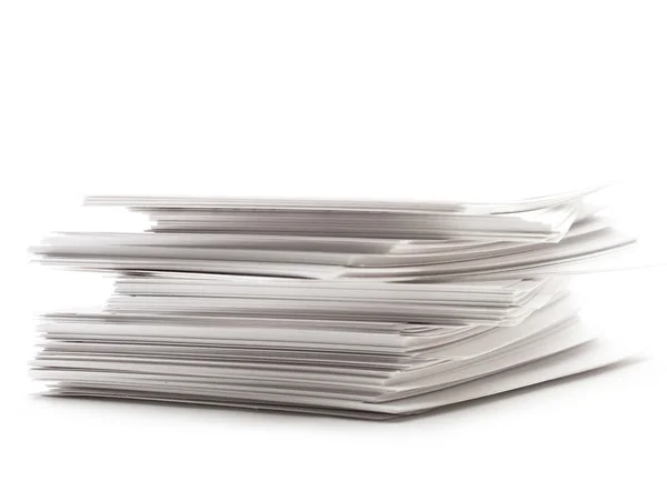 Pilha de cartões de papel — Fotografia de Stock
