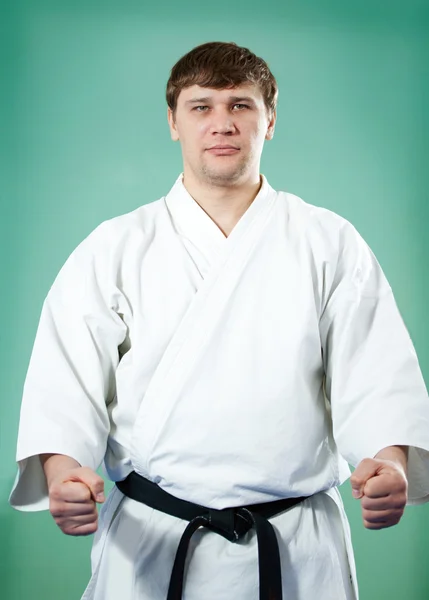 stock image Karate master in kimono