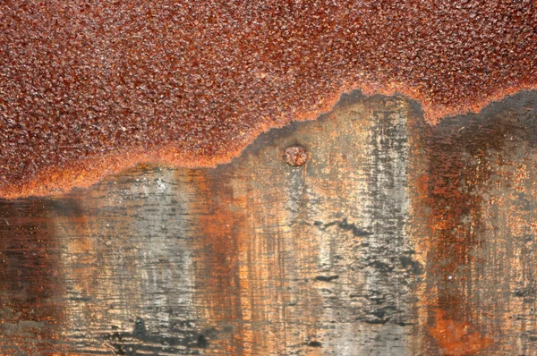 Sheet covered with rust. — Zdjęcie stockowe