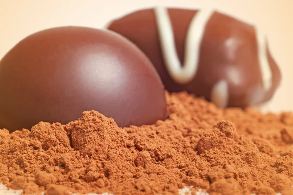Chocolate pralines. — Stock Photo, Image
