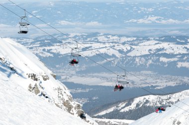 Tatra Dağları kış.