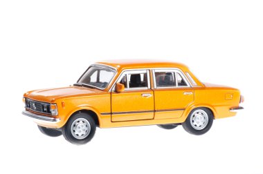 Fiat 125p orange clipart