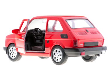 Fiat 126p kırmızı.