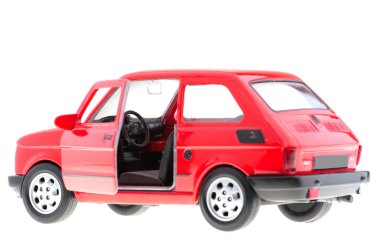 Fiat 126p kırmızı.