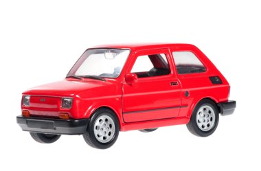 Fiat 126p red. clipart