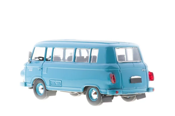 Barkas b1000 als een blauwe minibus. — Stockfoto