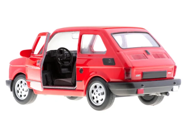 Fiat 126p rood. — Stockfoto