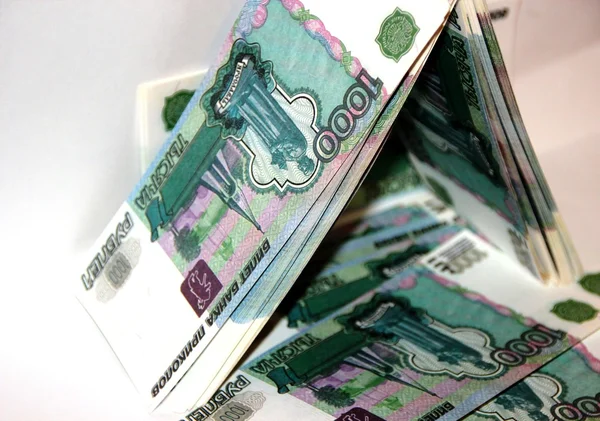 러시아 돈입니다. 루블 — 스톡 사진