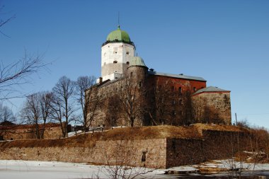 Castle in Vyborg clipart