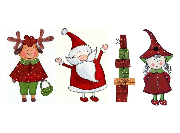 Elementos decorativos Natal — Fotografia de Stock