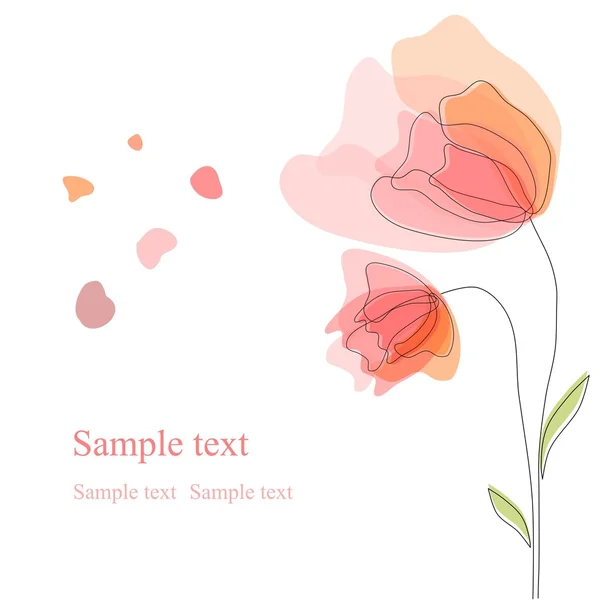 stock image Floral background