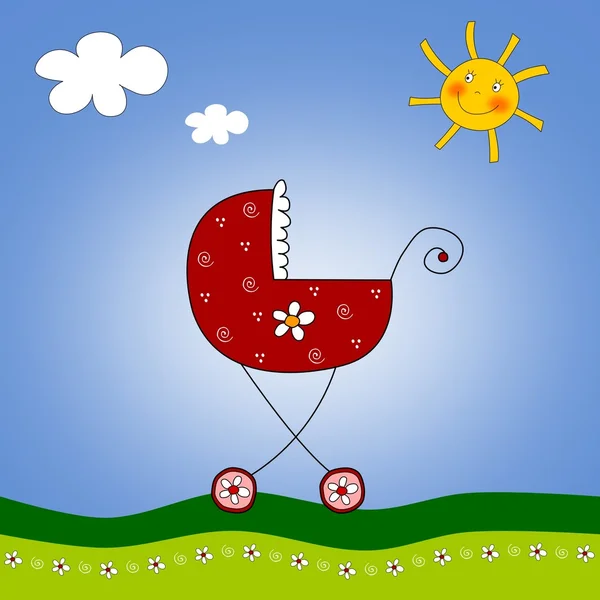 Presentationskort för spädbarn — Stockfoto