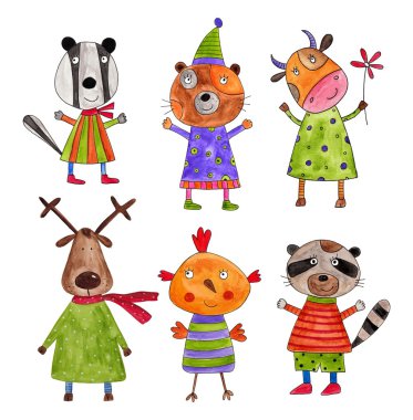 Set of animals. clipart