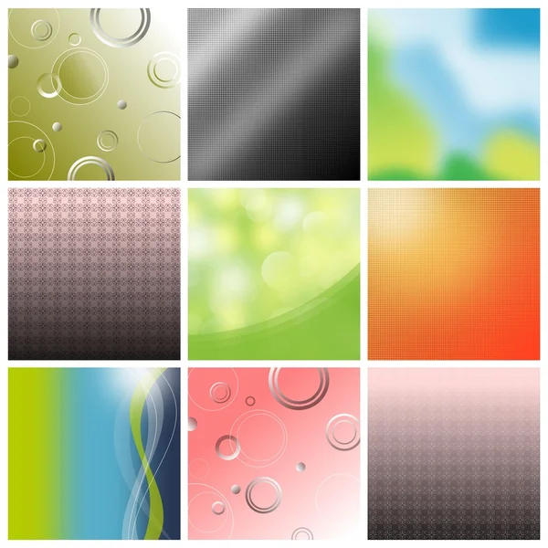 Set of abstract backgrounds — Stock Photo, Image