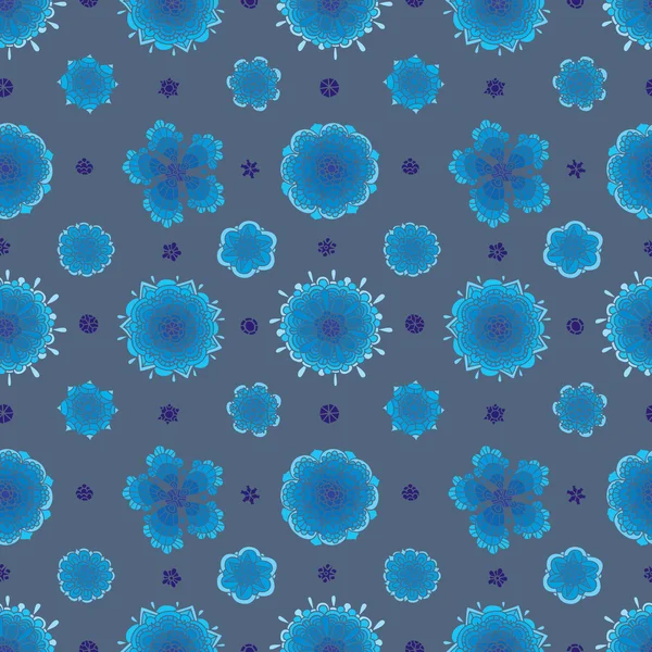 Flores azules — Archivo Imágenes Vectoriales