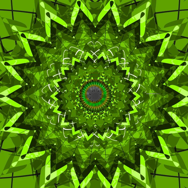 Zelené oko — Stockový vektor
