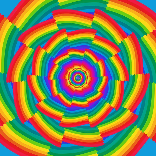 Zig zag de couleurs vives — Image vectorielle