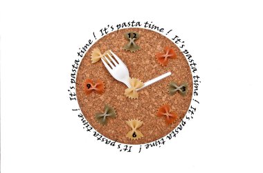 It is pasta time clipart