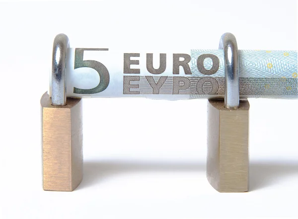 Veilige euro bill — Stockfoto
