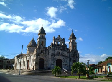 Delapidated church, granada, nicaragua clipart