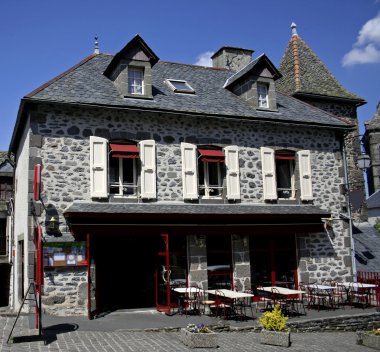 Restaurant in old stonesbuilding clipart
