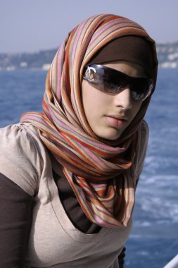Saudi girl clipart