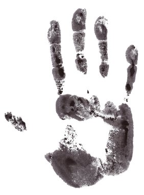 Hand print clipart