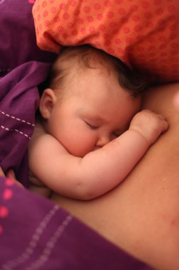 Baby sleeping clipart