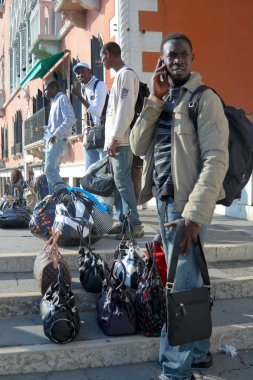 African street vendor clipart