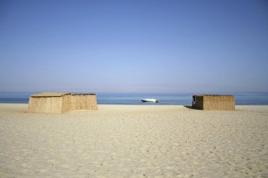 Kumsaldaki sazlık kulübesi, Kızıl Deniz, Sina, Mısır