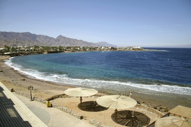 Red sea beach resort, sinai, egypt clipart