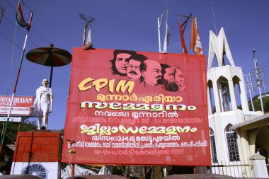 Communist campaign in south india clipart