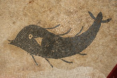 Dolphin mosaic clipart
