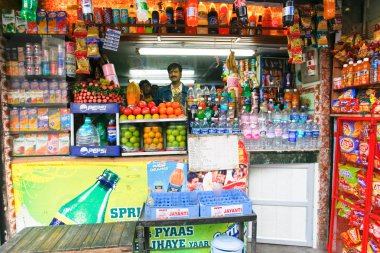 Indian shop stall clipart