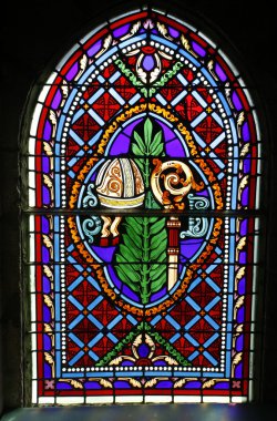 Church stained window clipart