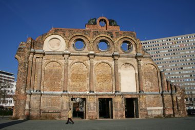 Anhalter bahnhof, berlin, germany clipart