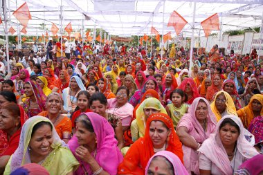 A gathering of brahmin women during clipart