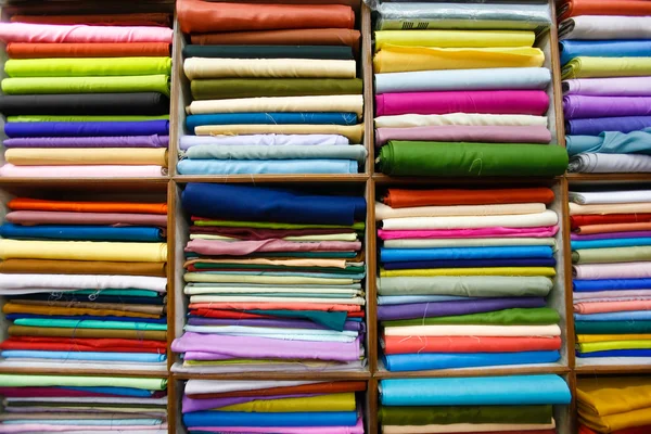 Folded fabrics — Stock Photo, Image