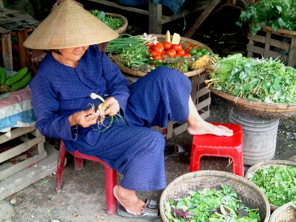 Rynek wietnamski — Zdjęcie stockowe