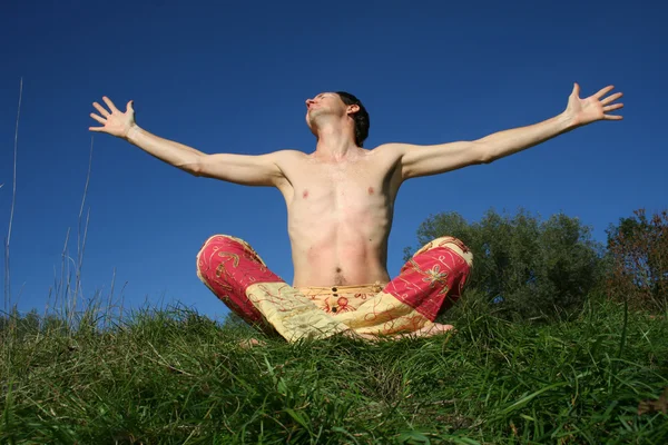 Man experiencing bliss — Stock Photo, Image