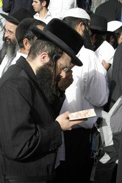 Lag Baomer pilgrims, meron, israel