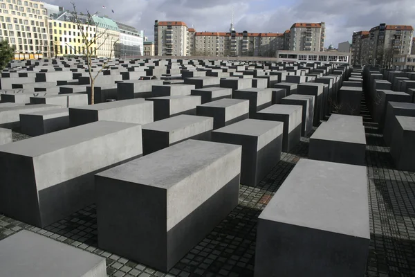 Еврейский мемориал, Берлин, Германия — стоковое фото