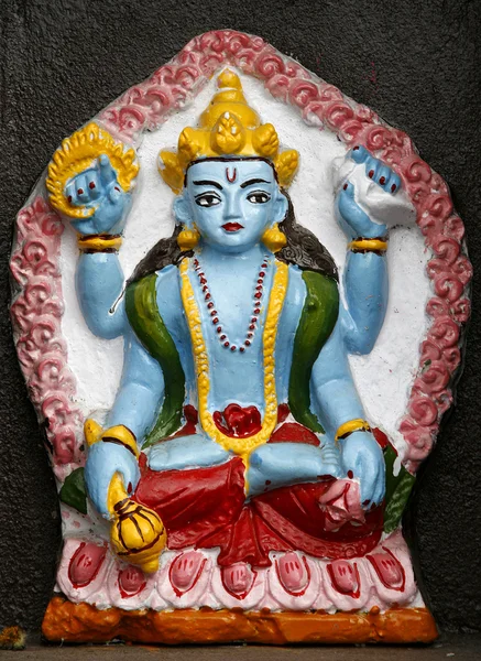 Shiva gieten in tempel op annapurna, nepal — Stockfoto