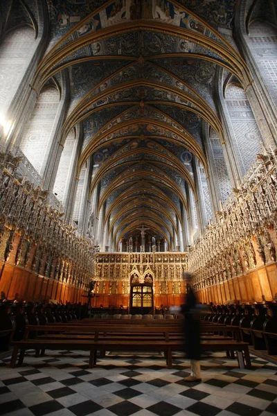 Albi katedral iç — Stok fotoğraf