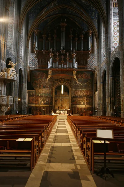 Интерьер собора Альби — стоковое фото