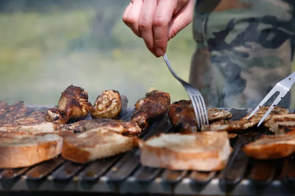 Barbecue in estate — Foto Stock