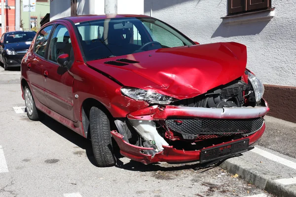 Wypadek samochodowy — Zdjęcie stockowe